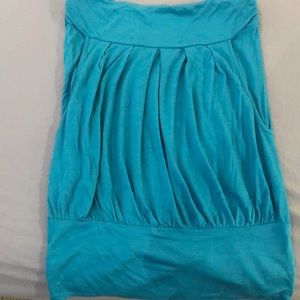 Turquoise tube top